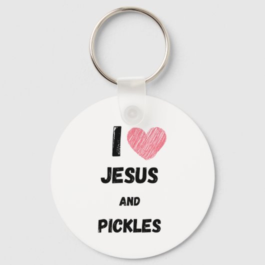 Pickles and Jesus Religious キーホルダー (裏面)