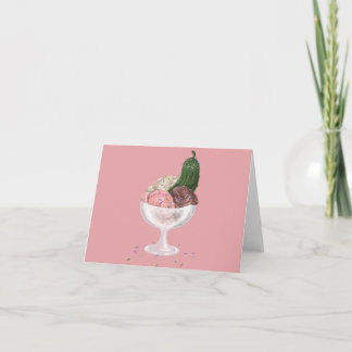 Pickles n Ice Cream サンキューカード
