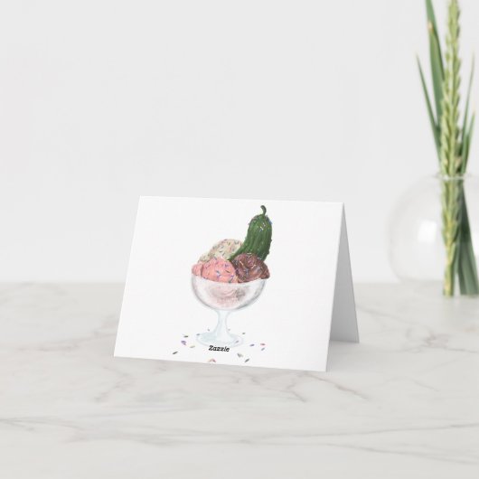 Pickles n Ice Cream サンキューカード (裏面)