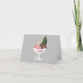 Pickles n Ice Cream サンキューカード