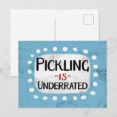 Picklingは過小評価はがき ポストカード (正面/裏面)
