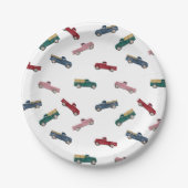 Pickup Trucks Cute Vehicles Car Transportation  ペーパープレート (正面)