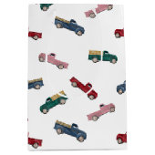 Pickup Trucks Cute Vehicles Car Transportation  ミディアムペーパーバッグ (正面)