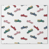 Pickup Trucks Cute Vehicles Car Transportation  ラッピングペーパー (フラット)