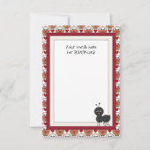 Picnic Ant RSVPカード (裏面)