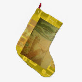 Picnic by the Seashore  ラージクリスマスストッキング (正面 (吊り時))