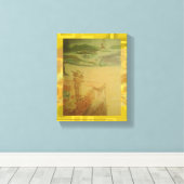 Picnic by the Seashore Concert Geometric キャンバスプリント (インサイチュ (ウッドフロア))