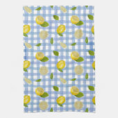  Picnic Citrus Mediterranean  Pattern  キッチンタオル (縦)