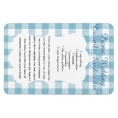 Picnic Cucumber Sandwich Recipe Magnet マグネット (横)