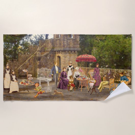 Picnic en la Quinta da Regaleira ビーチタオル (正面)
