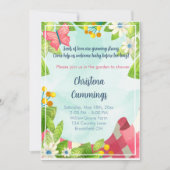 Picnic Garden Seeds of Love – Baby Shower 招待状 (正面)