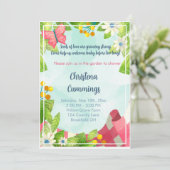 Picnic Garden Seeds of Love – Baby Shower 招待状 (スタンド正面)