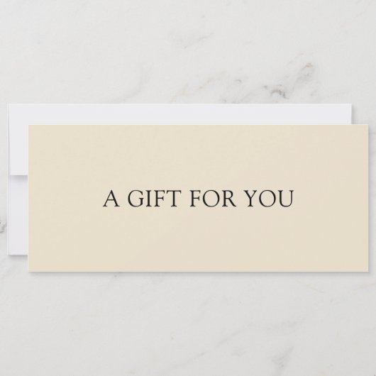 Picnic Gift Certificate 招待状 (裏面)