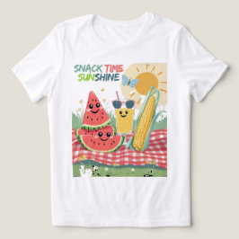 Picnic Pals – Summer Snack Squad トライブレンドＴシャツ