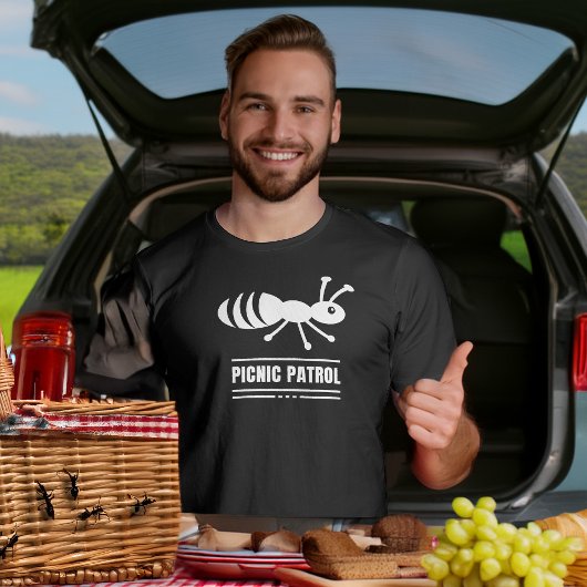 Picnic Patrol Funny Little Ant for Bug Lovers Tシャツ