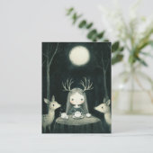 Picnic With Deer ポストカード (スタンド正面)