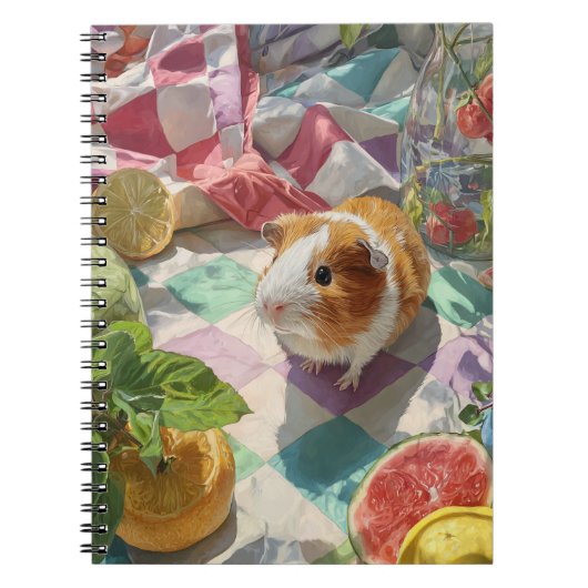 Picnic with Guinea Pig Notebook ノートブック (正面)