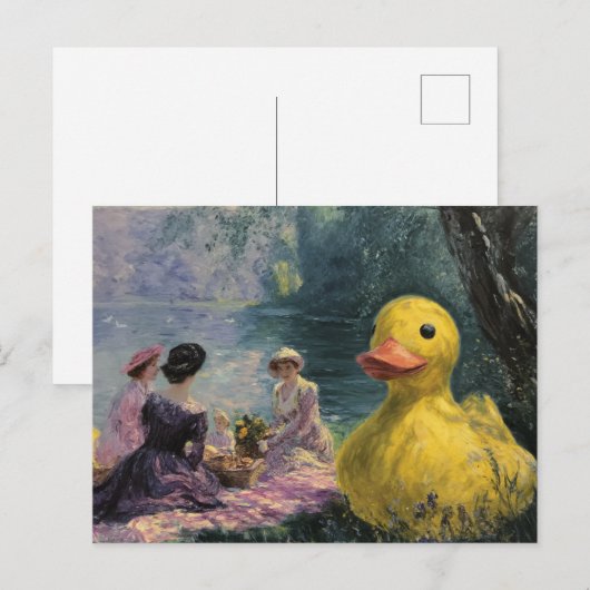 Picnic With the Giant Duck ポストカード (正面/裏面)