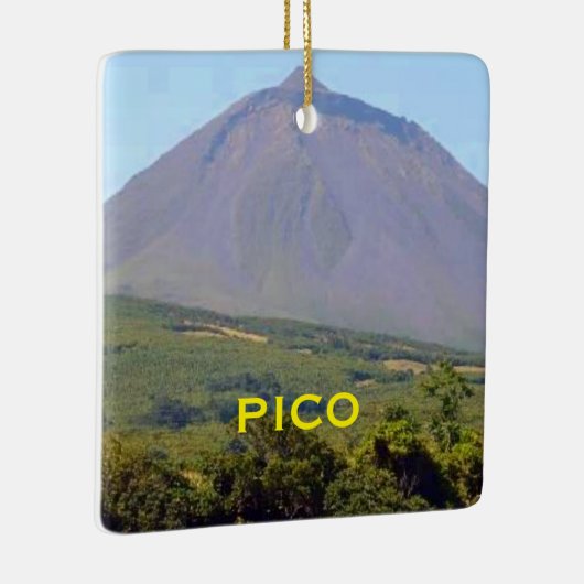 Pico山のアゾレスのクリスマスのオーナメント セラミックオーナメント (右)