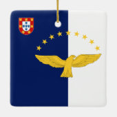 Pico山のアゾレスのクリスマスのオーナメント セラミックオーナメント (裏面)