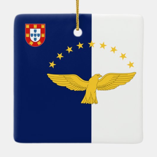 Pico山のアゾレスのクリスマスのオーナメント セラミックオーナメント (裏面)