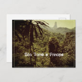 Pico Cão Grande - São Tomé und Príncipe ポストカード (正面/裏面)