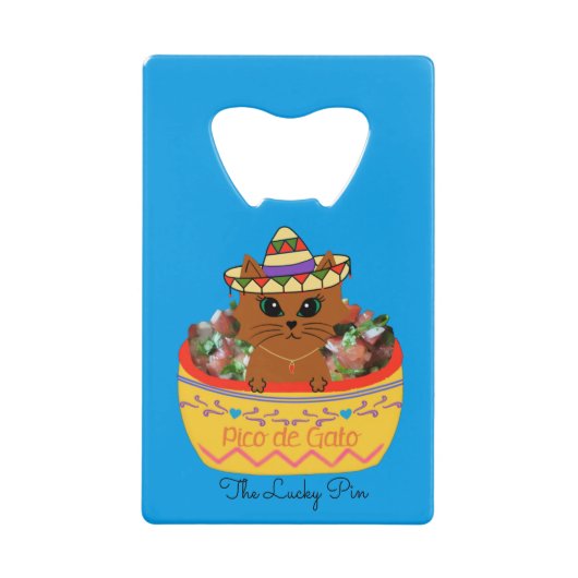 Pico de Gatoの栓抜き クレジットカード栓抜き (正面)