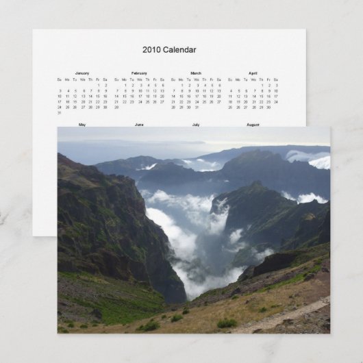 Pico do Areeiro IIはがき ポストカード (正面/裏面)