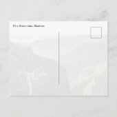 Pico Ruivo hike landscape, Madeira travel ポストカード (裏面)