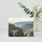 Pico Ruivo hike landscape, Madeira travel ポストカード (スタンド正面)
