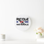 Picole Municipale – coussin humoristique drôle ラウンド壁時計 (ホーム)