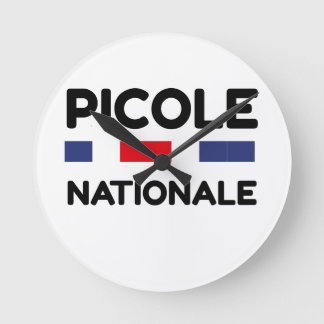 Picole Municipale – coussin humoristique drôle ラウンド壁時計