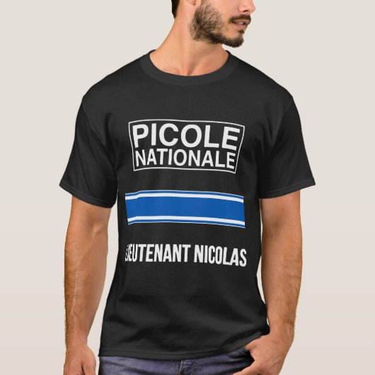 PICOLE NATIONALE PERSONNALISののパリのTシャツ Tシャツ (正面)