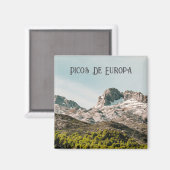 Picos de Europa Spain Mountain Landscape Photo マグネット (正面/裏面)