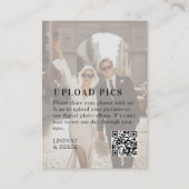 Pics happen! Bold Trending Photo Wedding  エンクロージャーカード (正面)