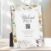  PICS HAPPEN! Modern Spring Wedding QR CodeGallery フォトプラーク