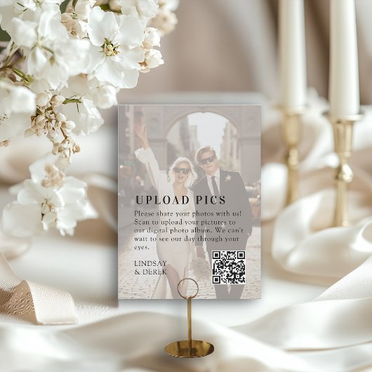 PICS HAPPEN!QR Code Bold Photo Wedding Gallery