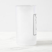 Pictionaryのアイディアはビールのジョッキを曇らしました: 私は飲まれます フロストグラスビールジョッキ (中央)