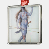 Pictish女性 メタルオーナメント (左)