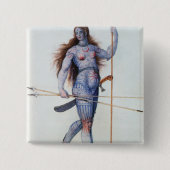 Pictish女性 缶バッジ (正面)