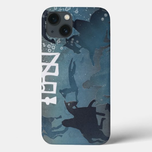 Pictish狩り場面I 1995年 Case-Mate iPhoneケース (裏面)