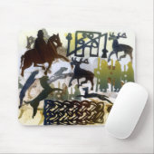 Pictish記号および綴じひも マウスパッド (マウス)