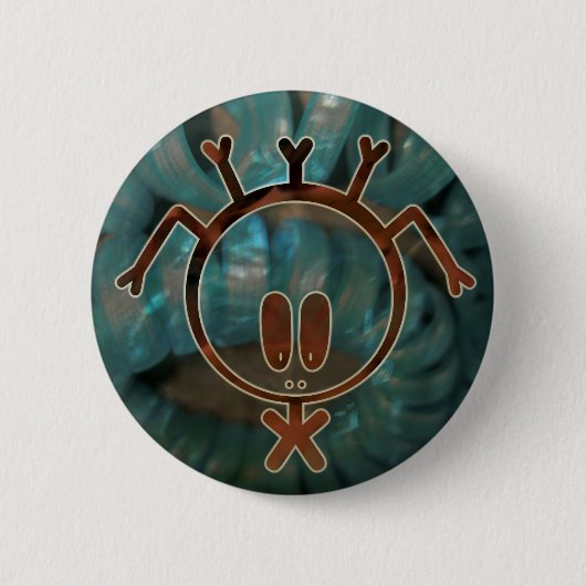 Picto rasta 缶バッジ (正面)