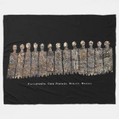 Pictographs, Cara Pintada，ソノラ，メキシコ フリースブランケット (正面(横))