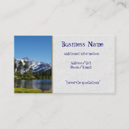 picture湖からのMt Shuksan 名刺