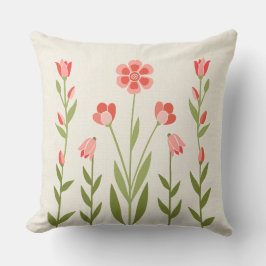 Picture Perfect Garden Floral  – Sage & Blush クッション