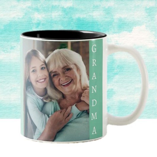 Picture perfect gift for Grandma Two-Tone Coffee M ツートーンマグカップ