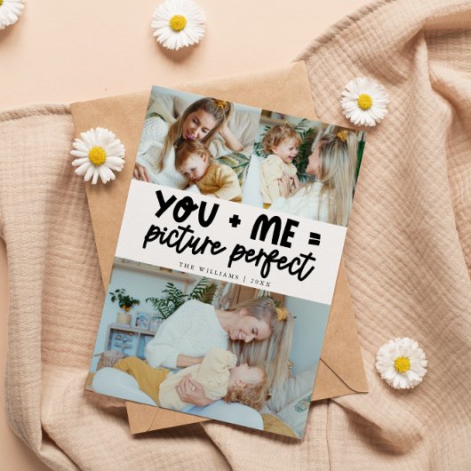 Picture Perfect White Photo Valentines Day Card シーズンカード