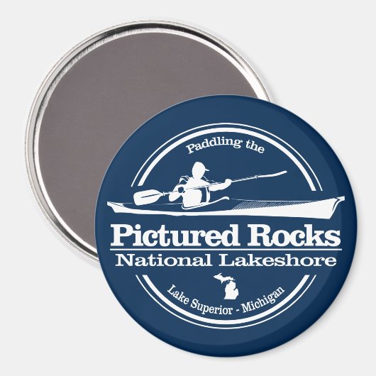 Pictured Rocks NLS (SK) マグネット (正面/裏面)