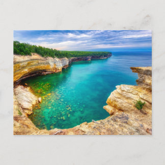 Pictured Rocks Vista Photo Print ポストカード